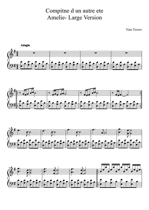 Pdf or read online from scribd. AMELIE PARTITURA PIANO PDF