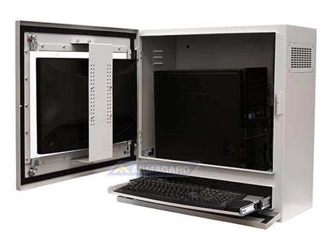 Industrial Computer Enclosure Ip54 Protection For 22 Inch Widescreen