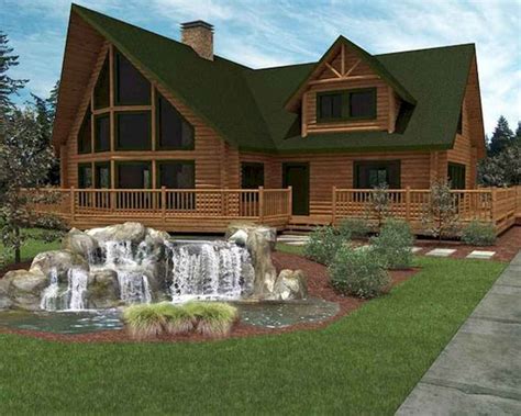 40 Best Log Cabin Homes Plans One Story Design Ideas 19 Log Home