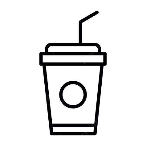 Plastic Cup Line Icon Vector Plastic Cup Icon Plastic Cup Beer Png