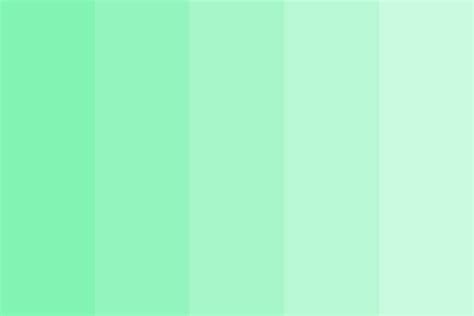 Shades Of Sea Green 2 Color Palette