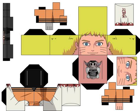 Hokage Naruto Paper Toy Free Printable Papercraft Templates