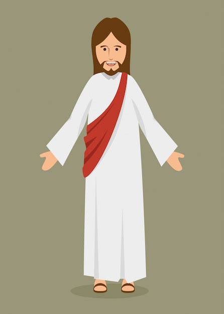 Free Vector Jesus Christ Religious Character