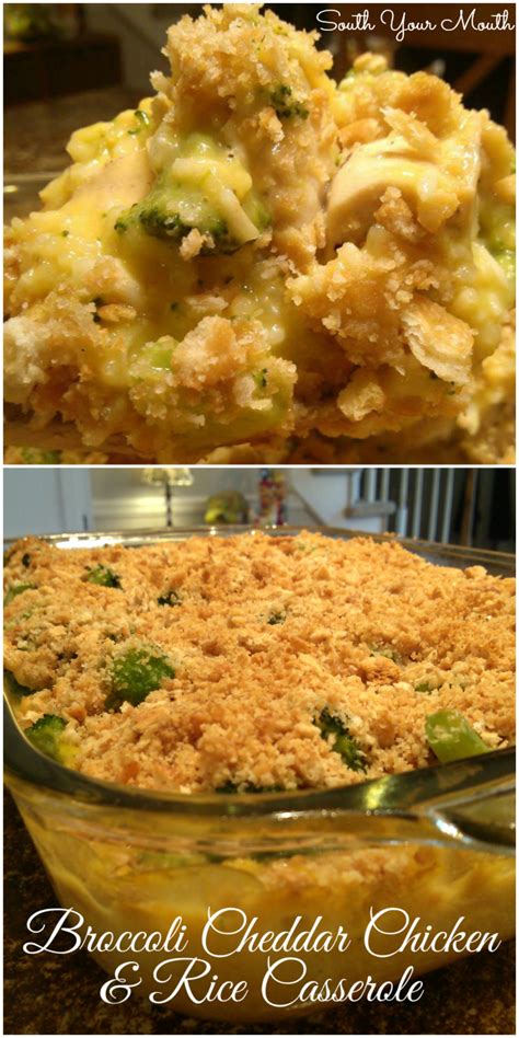 Recipe chicken broccoli rice casserole campbells. South Your Mouth: Broccoli Cheddar Chicken and Rice Casserole