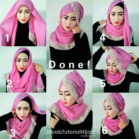 stylish hijab tutorial hijab untuk ke acara resmi pesta