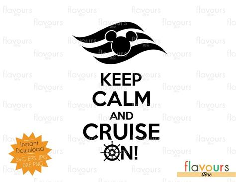 Keep Calm And Cruise On Svg File