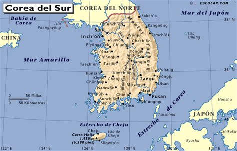 Ubicación Geográfica De Corea Del Sur Y Su Clima Clima Medio