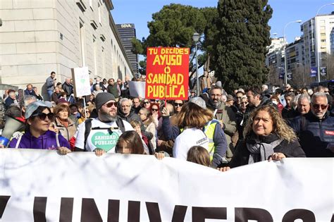 Manifestación sanidad Madrid Madrid vuelve a salir a la calle para