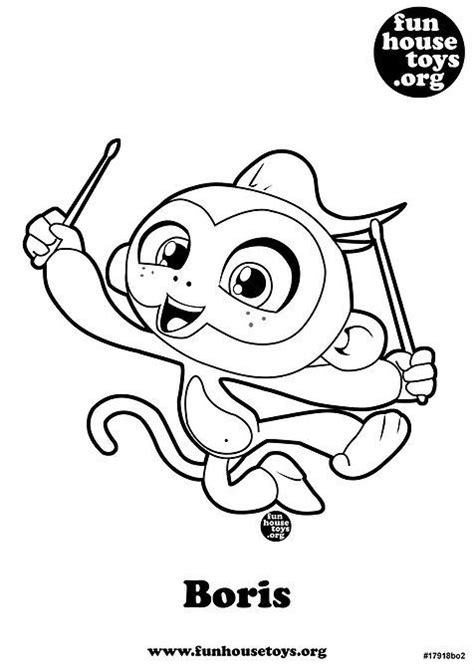850 x 674 file type: Fingerling Boris Printable Coloring Page | Color ...