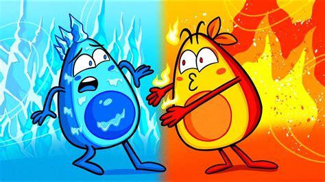 Hot Vs Cold Challenge Girl On Fire Vs Icy Boy Youtube