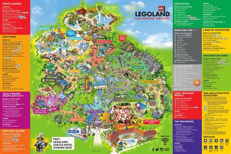 Legoland California Park Map Secretmuseum