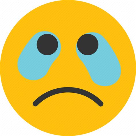 Cry Cry Emoji Crying Emoji Mood Sad Icon Download On Iconfinder