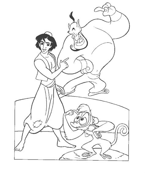 Disney Aladdin Coloring Pages - Coloring Home