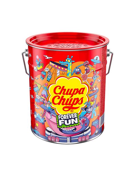 Chupa Chups Bucket 150 Lollipop Limited Edition Perfetti Van Melle