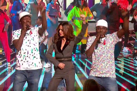 The X Factor 2015 Reggie N Bollie Do The Whipnae Nae Dance With Cheryl Fernandez Versini In
