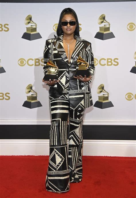 Jazmine Sullivan In Christian Siriano 2022 Grammy Awards Certified Blackness