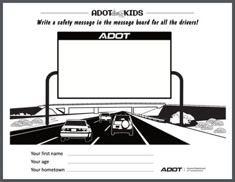 Adot Kids Road Safety Department Of Transportation