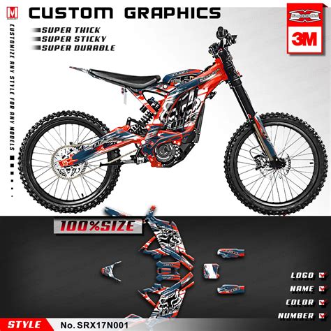 Kungfu Graphics Mx Racing Sticker Dirt Bike Decal Kit For Sur Ron Light