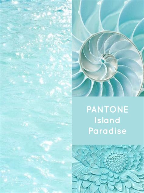Pantone Island Paradise Aqua Turquoise Aqua Blue Aqua Color Color Me