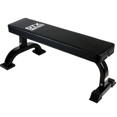 Dtx Fitness Black Flat Weight Lifting Bench Dumbbell Presshome Gym