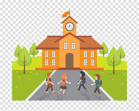 12 Gambar Animasi Gedung Sekolah