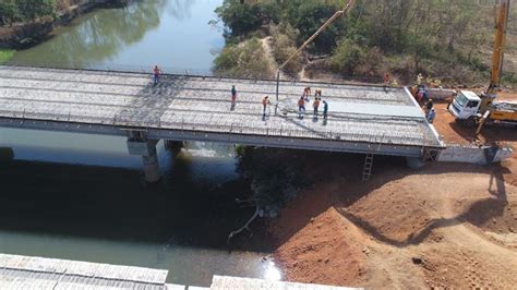 Obras Na Ponte Sobre O Rio São Lourenço Na Br 163 No Mt Serão Entregues Neste Ano Estradas