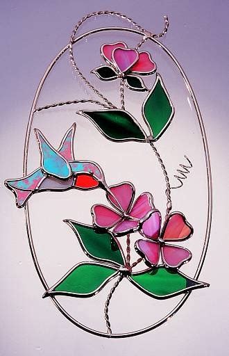 Hummingbird Oval Kit Studio One Art Glass