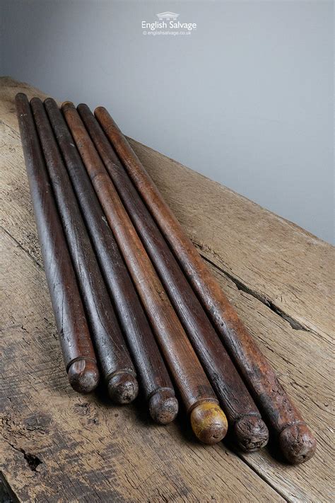Reclaimed Wooden Shepherd Stick Hanging Poles