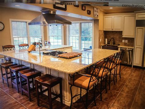 Large Kitchen Islands With Seating The Benefits Of Adding Seating To