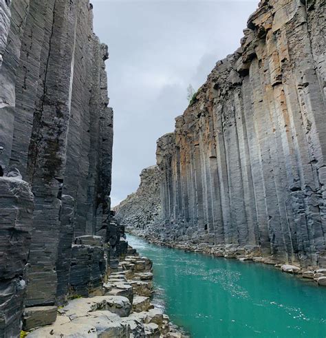 Stuðlagil Basalt Canyon Iceland