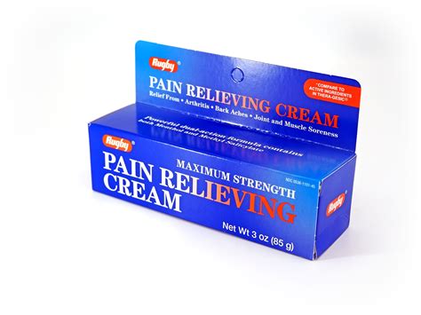 Rugby Maximum Strength Pain Relieving Cream 3 Oz