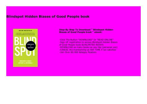 Blindspot Hidden Biases Of Good People Book 698