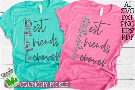 Bff Best Friends Forever Svg Cut File 201499 Cut Files Design Bundles