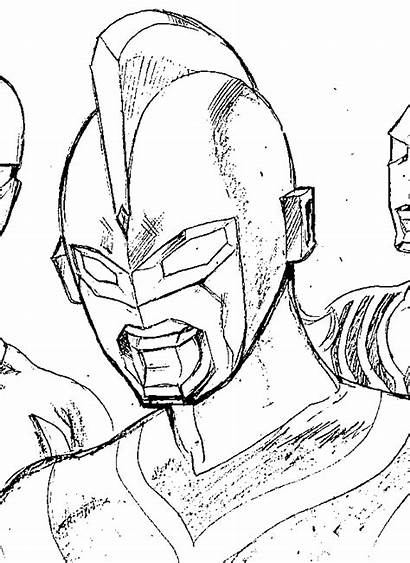Mewarnai Ultraman Gambar Coloring Sketsa Victory Untuk