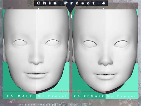 The Sims Resource Chin Preset4
