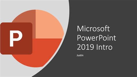 Microsoft Powerpoint 2019 Intro Youtube