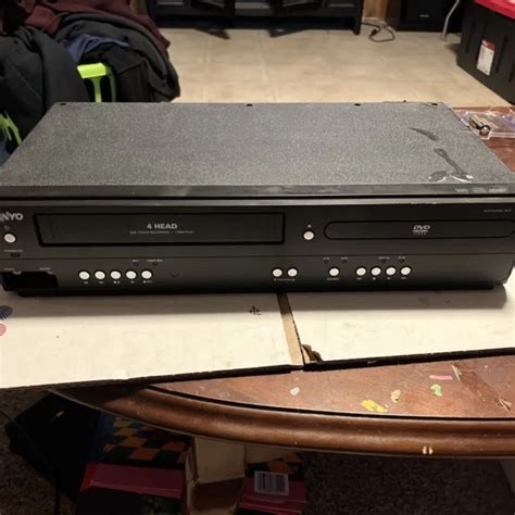Sanyo Fwdv F Dvd Vcr Player With Line In Recording Black Tested