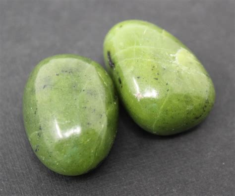 Jade Nephrite Tumbled Stones Choose 4 Oz 8 Oz Or 1 Lb Bulk Etsy