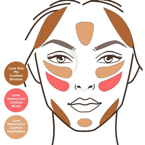 Where To Apply Bronzer And Highlighter How To Contour Like A