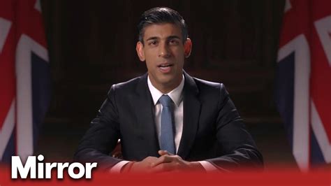 Rishi Sunak Shares First Party Political Broadcast Youtube