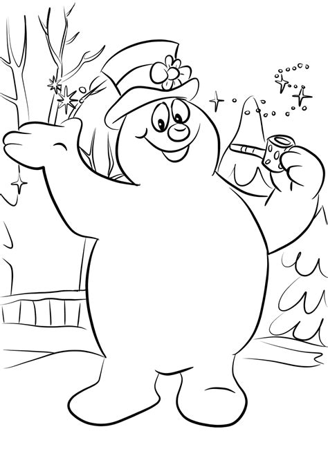27 Free Frosty The Snowman Coloring Pages Printable 42a