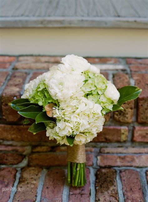 The Bridal Bouquet Will Be A Clutch Of Cream And Green