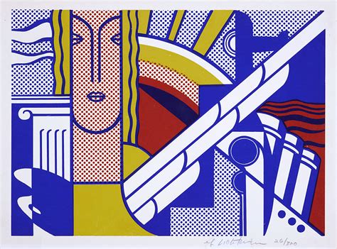 Roy Lichtenstein Modern Art Poster 1967 Screen Print S