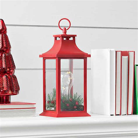 Red Light Bulb Christmas Lantern Kirklands