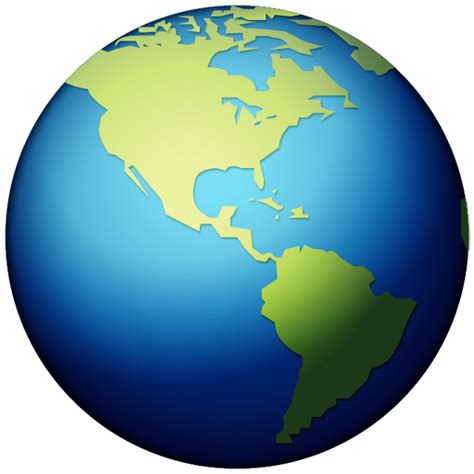 Download Earth Globe Americas Emoji Emoji Island