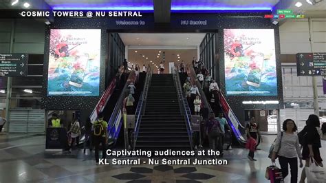 Stesen sentral, malaysia's largest transit hub, is kuala lumpur's integrated rail transportation centre, offering global connectivity and seamlessly linking all urban and suburban residential, commercial and industrial areas. Cosmic Towers @ Nu Sentral - YouTube