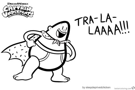 You may have read them yourself. Captain Underpants Coloring Pages Clipart by ...