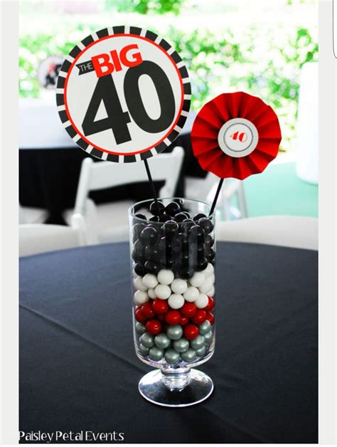 Create a cool backdrop of black and white photos shaped as 40. Pin by Beth Dunbarr on Party ideas | 40th birthday party ...