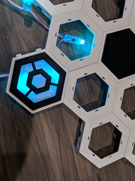 Gallery Esp8266 Futuristic Hex Wall