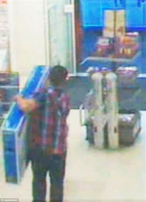 Tesco Thief Caught On Cctv Walking Calmly Out With 52 Inch Tv Daily